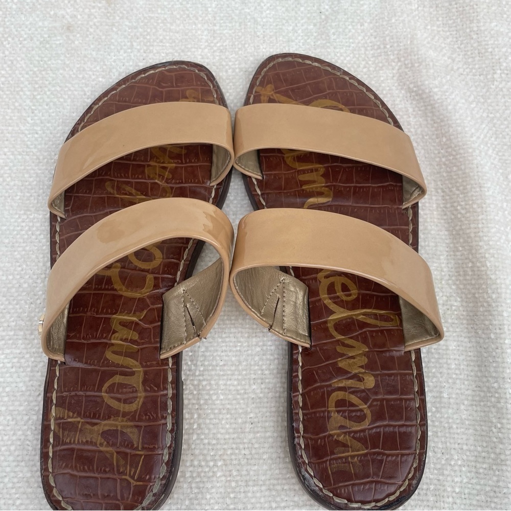 Sam Edelman Haydee Womens Tan Brown Slip On Slide Sandal Size US 6 1/2 W - Picture 5 of 12